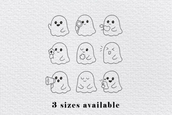 Cute Ghost Outline Embroidery Set: A Designer’s Review