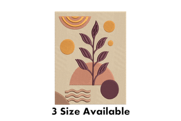 Modern Abstract Plant Embroidery Review
