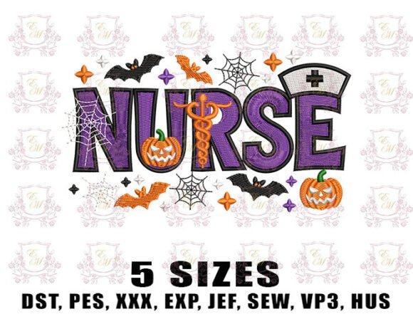 Nurse Life Halloween Embroidery Design Review