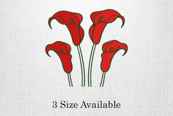Red Calla Lily Embroidery Design Review