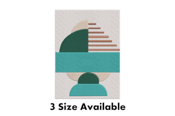 Review: Abstract Shape Embroidery Design File