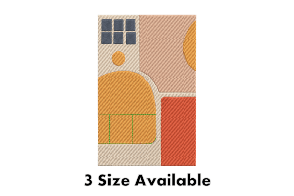 Review: Abstract Shapes Embroidery Design for Boutique Sweatshirts