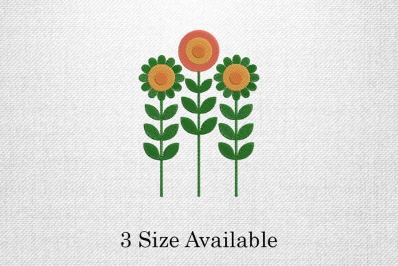 Review: Cute Sunflower Machine Embroidery File for Craft Fairs