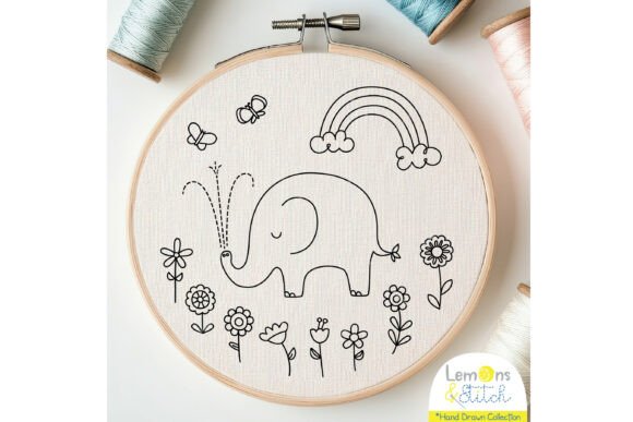 Review: Elephant Embroidery Flower, Rainbow Design