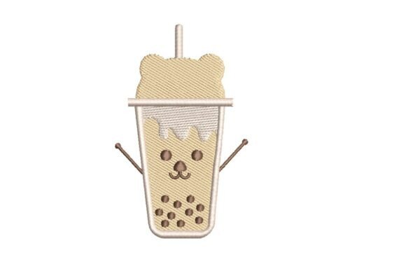 Review: Kawaii Bear Boba Tea Embroidery Design