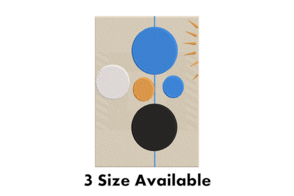 Review: Modern Abstract Circle Embroidery for Etsy Shops