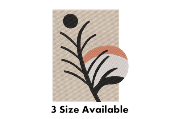 Reviewing Abstract Minimal Leaf Embroidery for Modern Projects