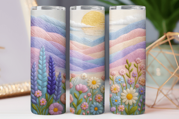 Reviewing Embroidery Floral Tumbler Wrap 20oz Png for Holiday Sales