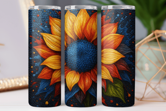 Reviewing Embroidery Floral Tumbler Wrap Png Art for Merch